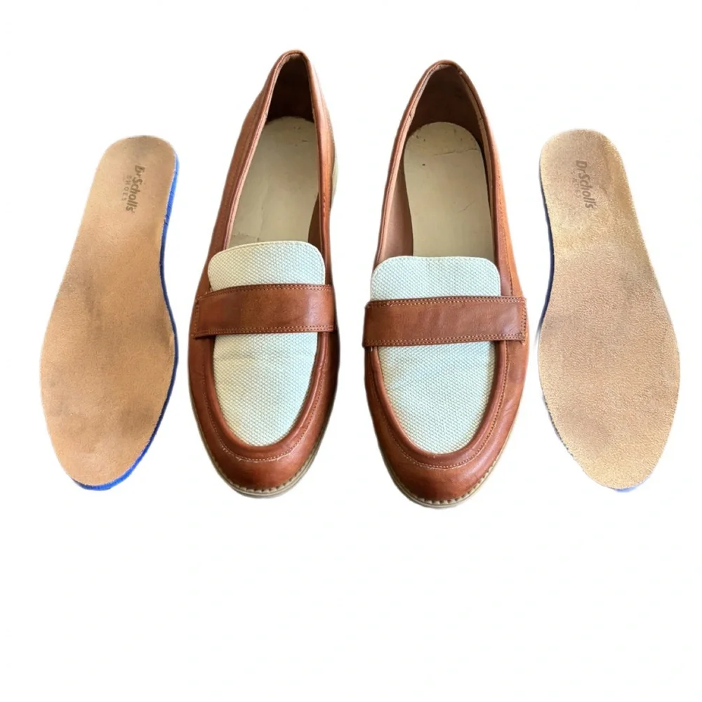 Dr. Scholl’s Jetset Band Loafers | Honey Brown | Size 8